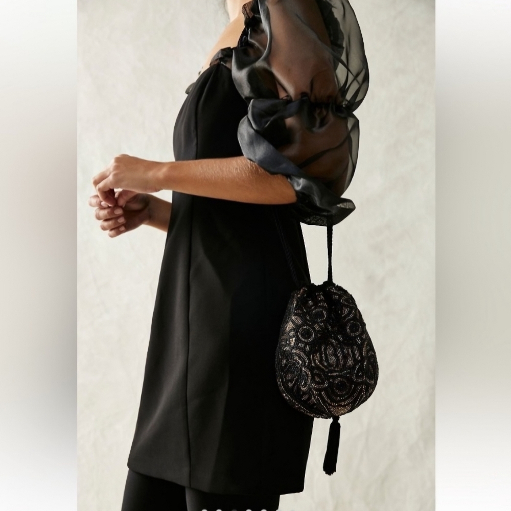Free People beaded evening bag